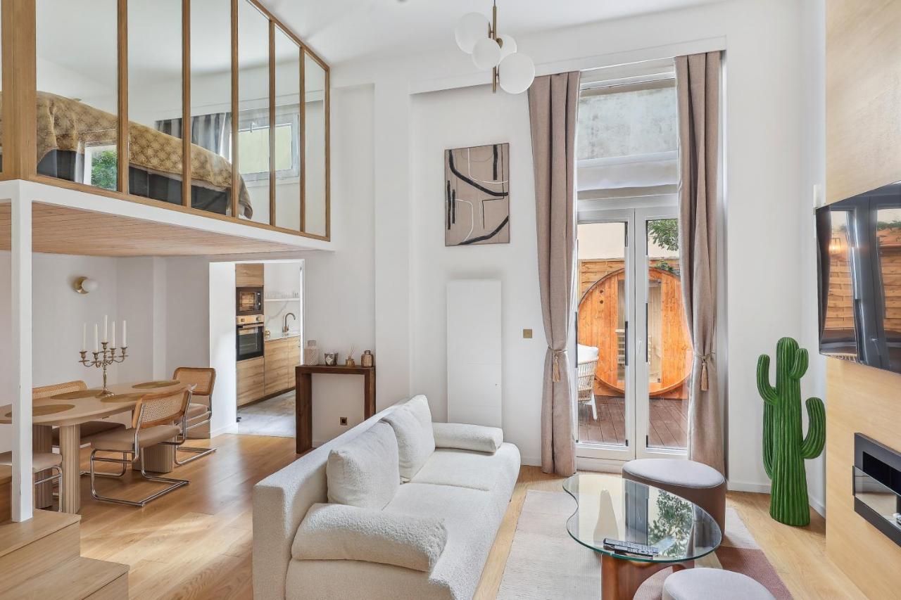 Suite Luxueuse Avec Jardin Prive Sauna Et Jacuzzi Parigi Esterno foto