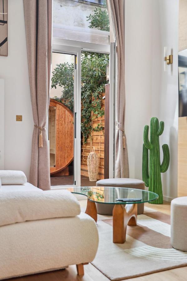 Suite Luxueuse Avec Jardin Prive Sauna Et Jacuzzi Parigi Esterno foto